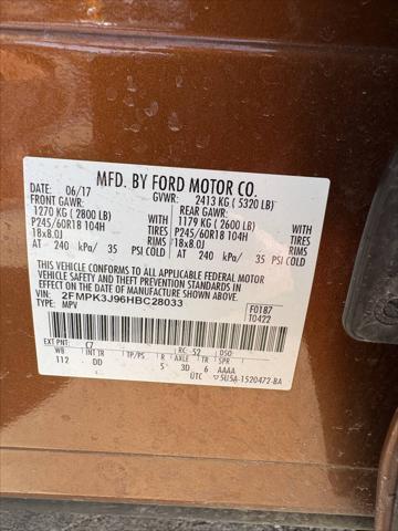 used 2017 Ford Edge car, priced at $9,888
