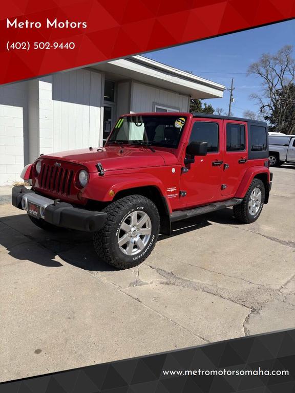 used 2011 Jeep Wrangler Unlimited car, priced at $8,996