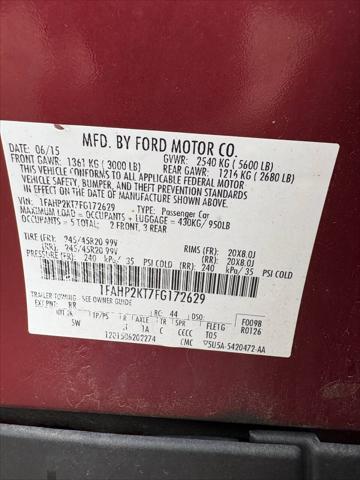 used 2015 Ford Taurus car, priced at $11,224