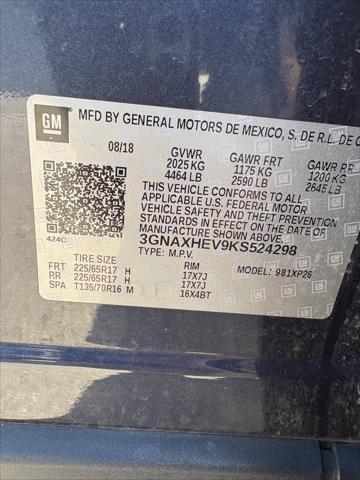 used 2019 Chevrolet Equinox car, priced at $6,997