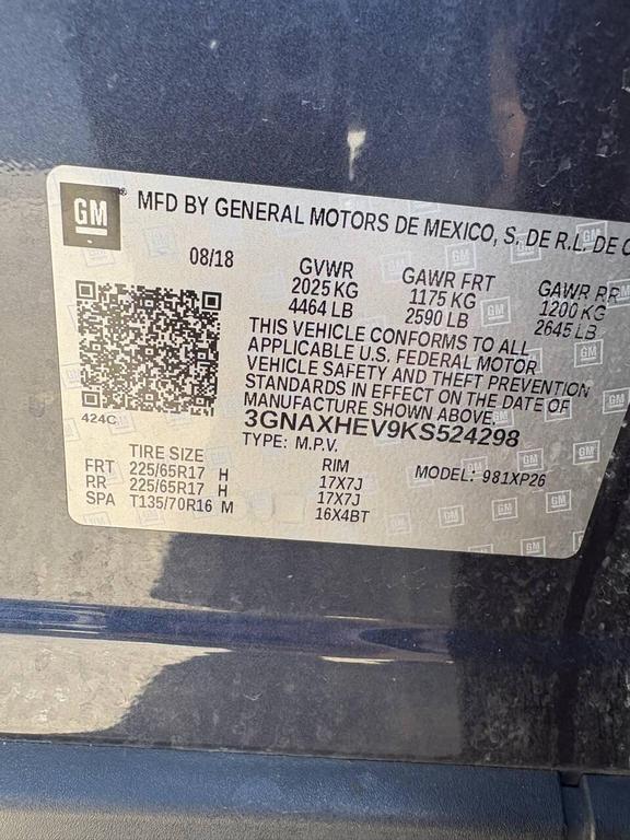 used 2019 Chevrolet Equinox car, priced at $6,997