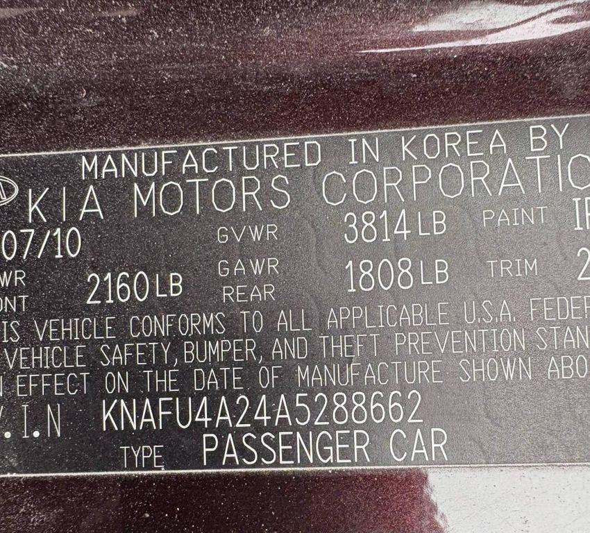 used 2010 Kia Forte car, priced at $2,998