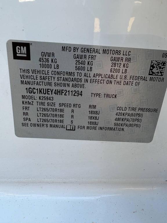 used 2017 Chevrolet Silverado 2500 car, priced at $21,114