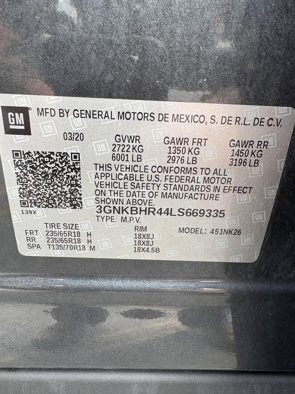 used 2020 Chevrolet Blazer car, priced at $10,994