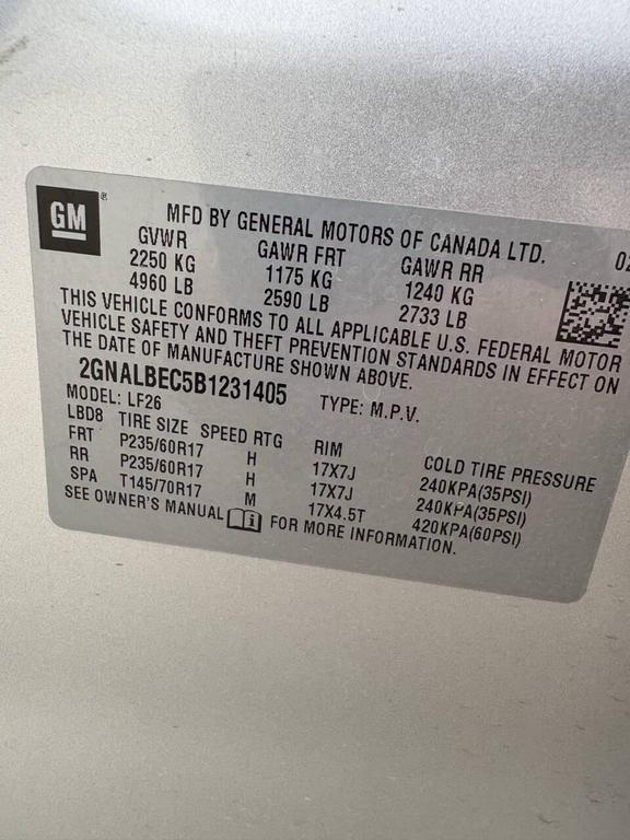 used 2011 Chevrolet Equinox car, priced at $7,486