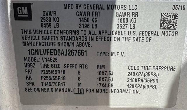 used 2010 Chevrolet Traverse car, priced at $4,998