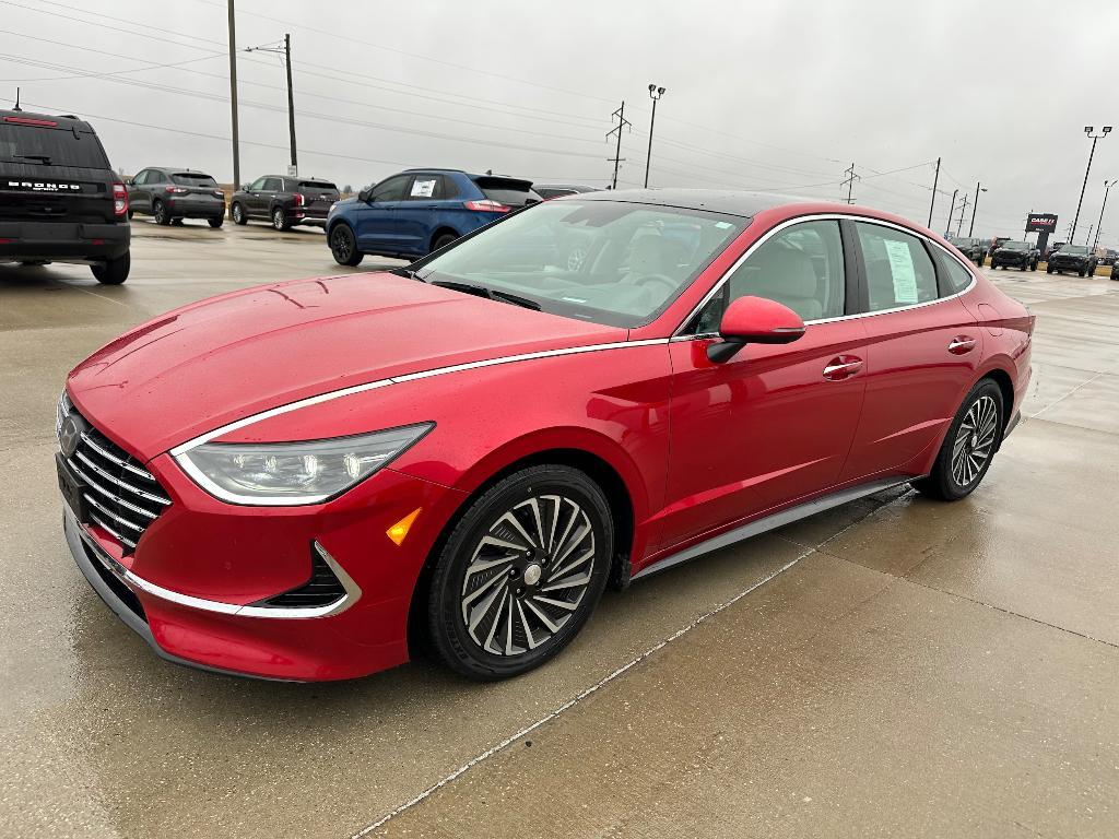 used 2021 Hyundai Sonata Hybrid car, priced at $19,489