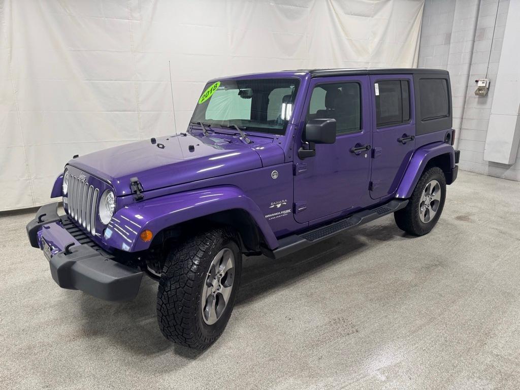 used 2018 Jeep Wrangler JK Unlimited car, priced at $24,990