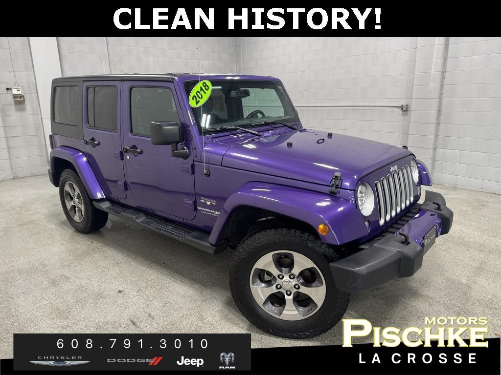 used 2018 Jeep Wrangler JK Unlimited car, priced at $24,990