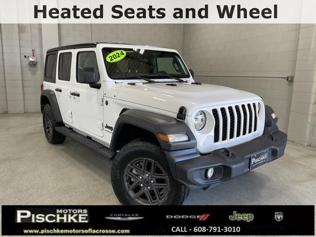 used 2024 Jeep Wrangler car, priced at $38,590