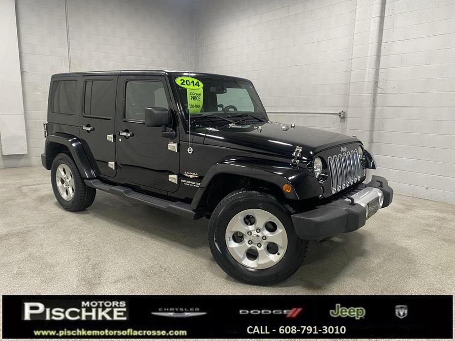 used 2014 Jeep Wrangler Unlimited car, priced at $18,990