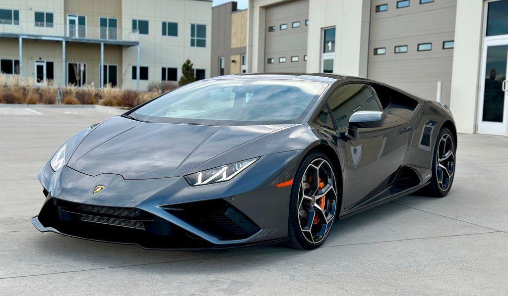 used 2021 Lamborghini Huracan EVO car, priced at $259,900