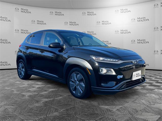 used 2021 Hyundai Kona EV car, priced at $18,669