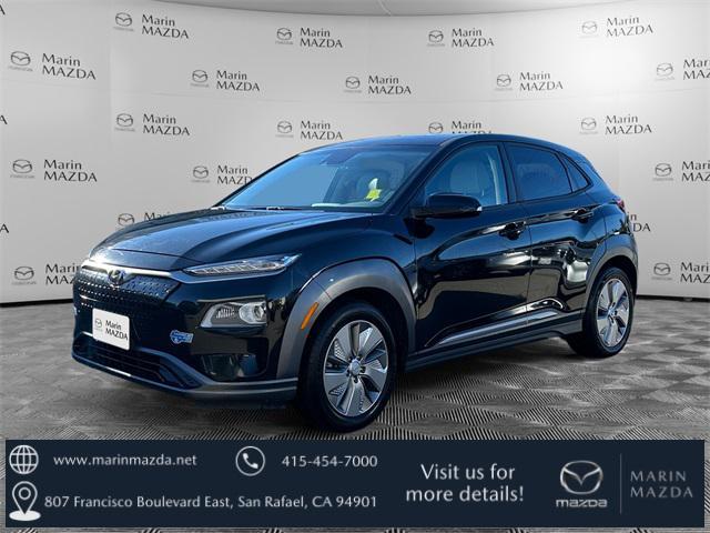 used 2021 Hyundai Kona EV car, priced at $18,769