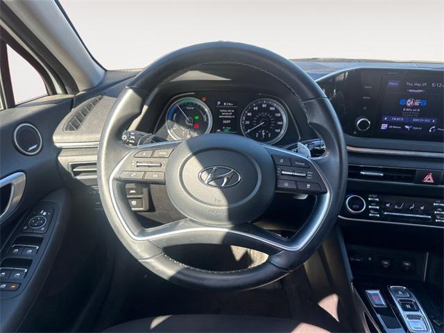 used 2022 Hyundai Sonata Hybrid car, priced at $23,497