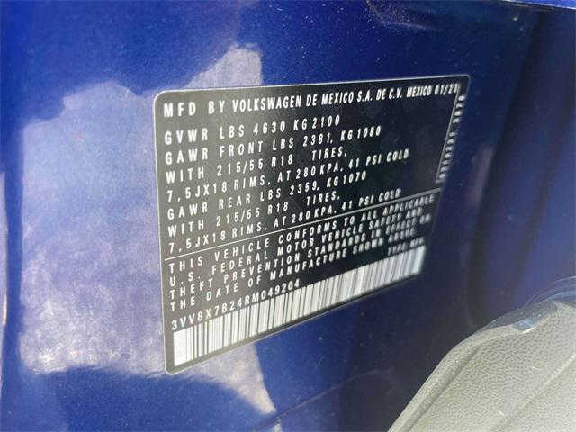 used 2024 Volkswagen Taos car, priced at $24,300