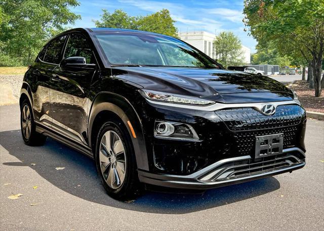 used 2021 Hyundai Kona EV car, priced at $16,500