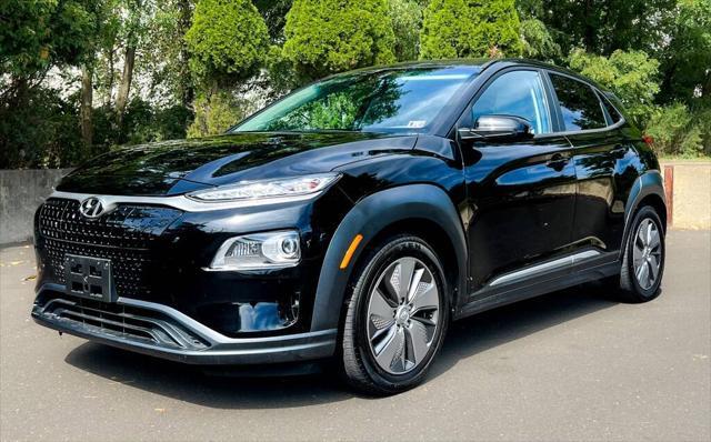 used 2021 Hyundai Kona EV car, priced at $16,500