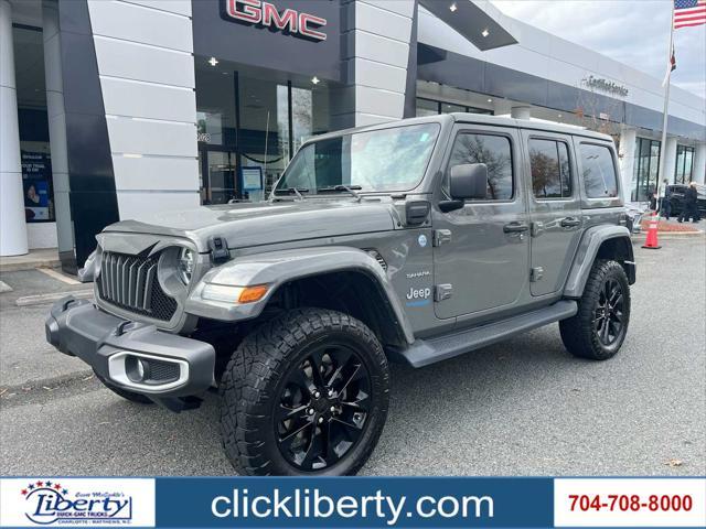 used 2021 Jeep Wrangler Unlimited 4xe car, priced at $42,923