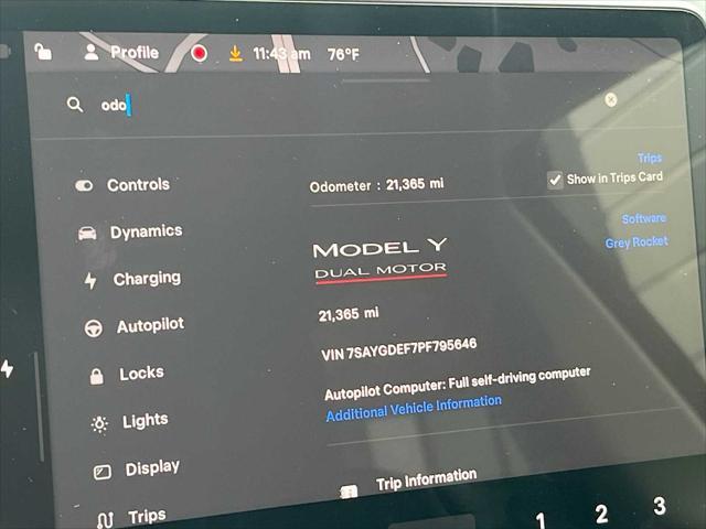 used 2023 Tesla Model Y car, priced at $33,823