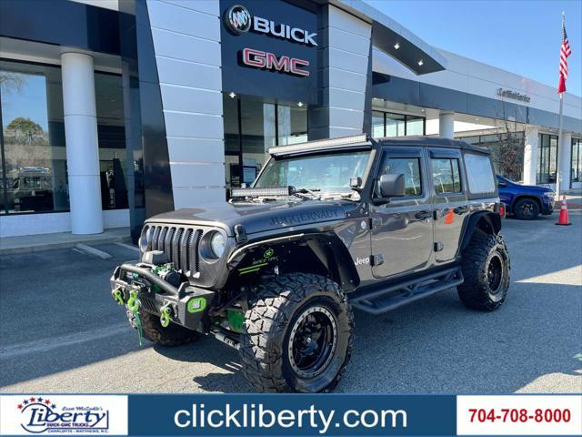 used 2018 Jeep Wrangler Unlimited car, priced at $25,692