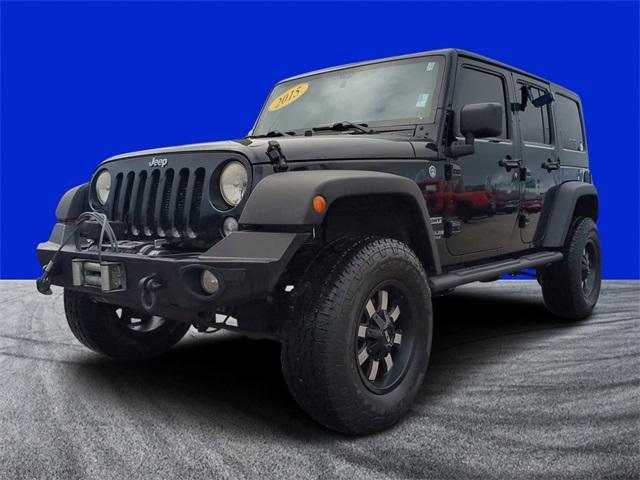 used 2015 Jeep Wrangler Unlimited car, priced at $17,477