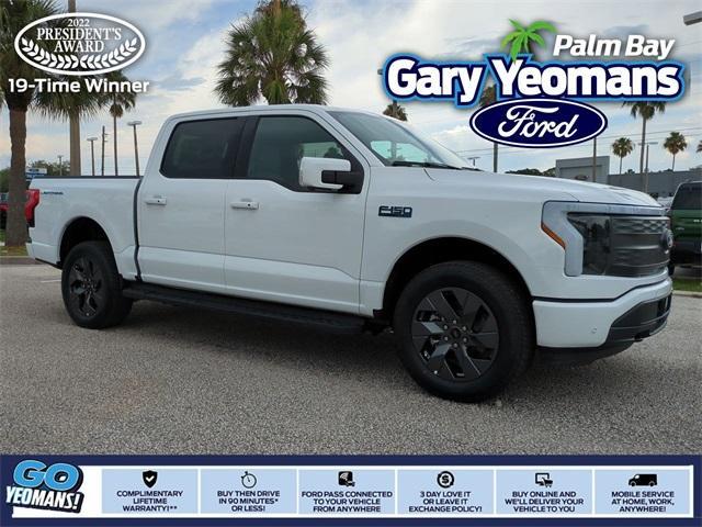 new 2025 Ford F-150 Lightning car, priced at $80,510