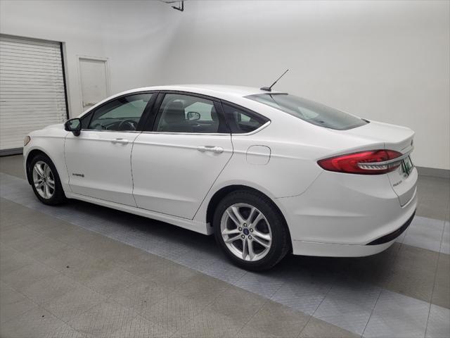 used 2018 Ford Fusion Hybrid car, priced at $14,195