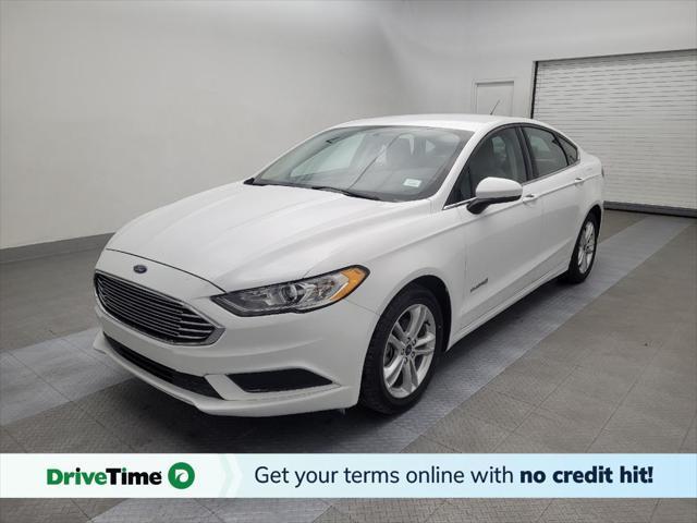 used 2018 Ford Fusion Hybrid car, priced at $14,195