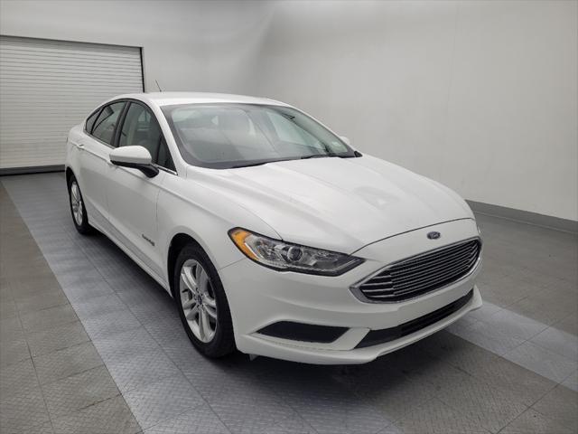 used 2018 Ford Fusion Hybrid car, priced at $14,195