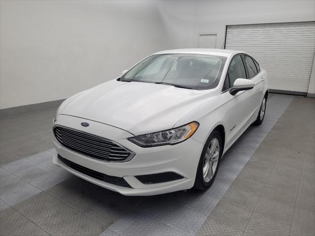 used 2018 Ford Fusion Hybrid car, priced at $14,195