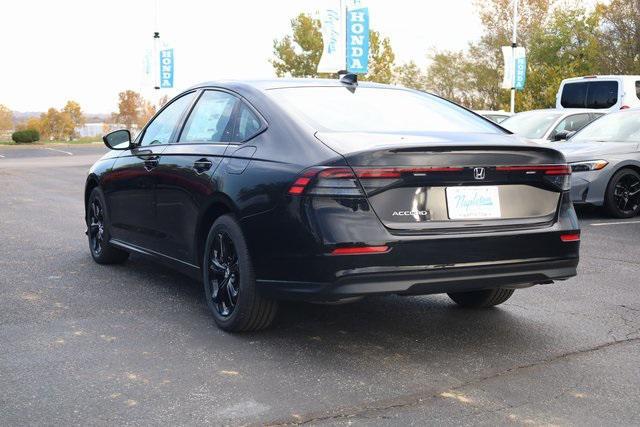 new 2025 Honda Accord car, priced at $30,755