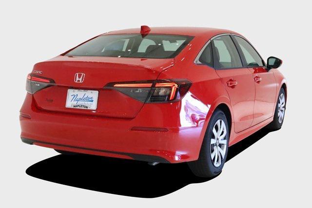 new 2025 Honda Civic car, priced at $25,345