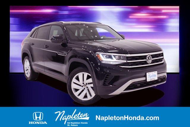 used 2021 Volkswagen Atlas Cross Sport car, priced at $28,000