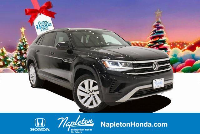 used 2021 Volkswagen Atlas Cross Sport car, priced at $28,990