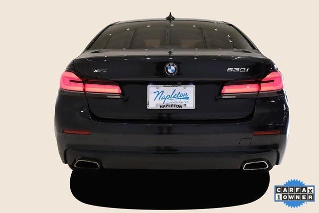 used 2021 BMW 530 car, priced at $33,800