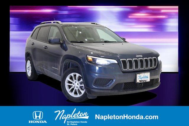 used 2021 Jeep Cherokee car, priced at $16,300