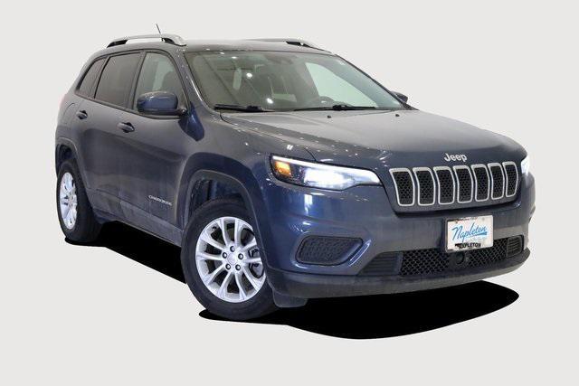 used 2021 Jeep Cherokee car, priced at $16,300