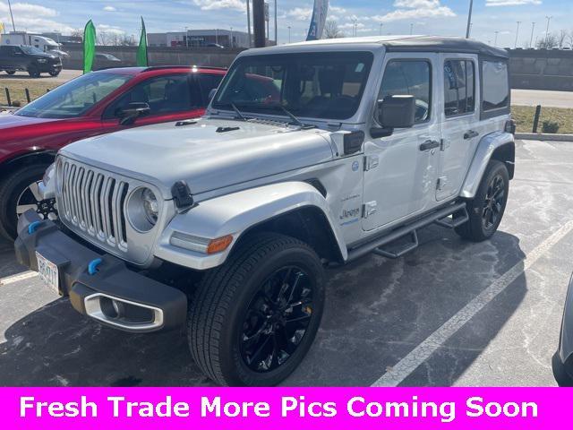 used 2022 Jeep Wrangler Unlimited 4xe car, priced at $34,500