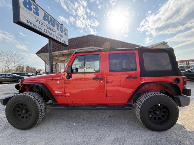 used 2015 Jeep Wrangler Unlimited car, priced at $18,987