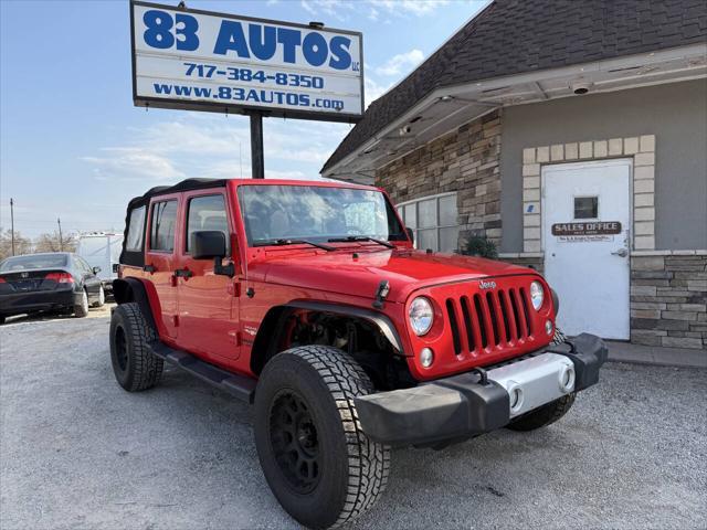 used 2015 Jeep Wrangler Unlimited car, priced at $18,987