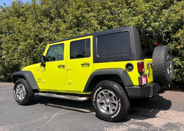 used 2016 Jeep Wrangler Unlimited car, priced at $16,900