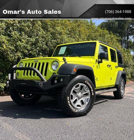 used 2016 Jeep Wrangler Unlimited car, priced at $16,900