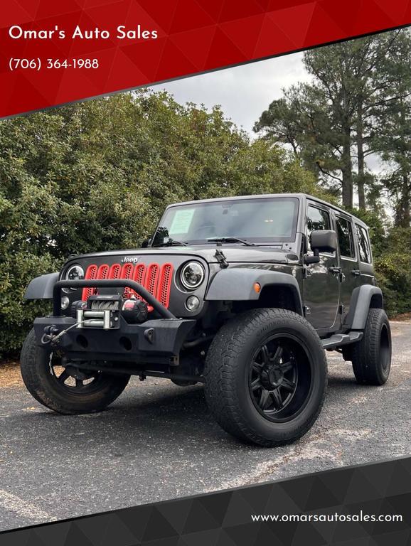 used 2016 Jeep Wrangler Unlimited car, priced at $16,900
