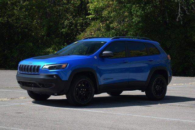 used 2021 Jeep Cherokee car, priced at $22,000