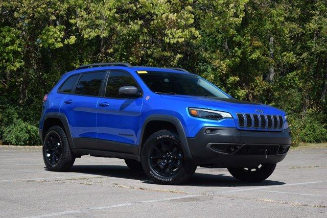 used 2021 Jeep Cherokee car, priced at $22,000