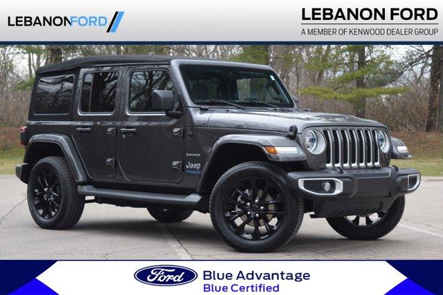 used 2021 Jeep Wrangler Unlimited 4xe car, priced at $29,000