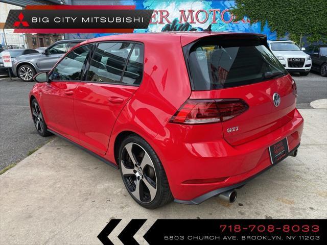 used 2018 Volkswagen Golf GTI car, priced at $15,700