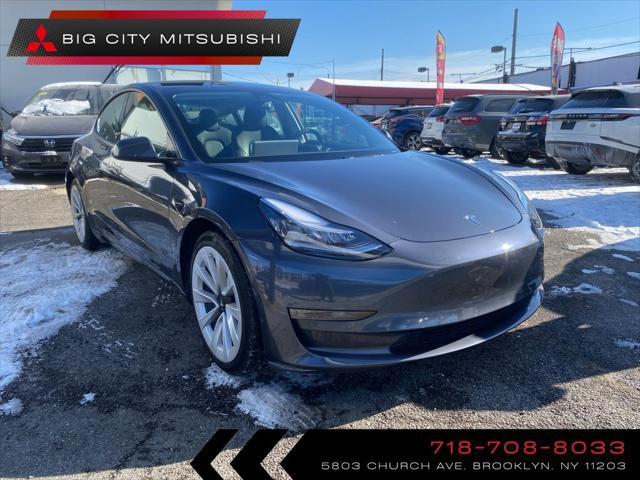 used 2021 Tesla Model 3 car, priced at $19,401