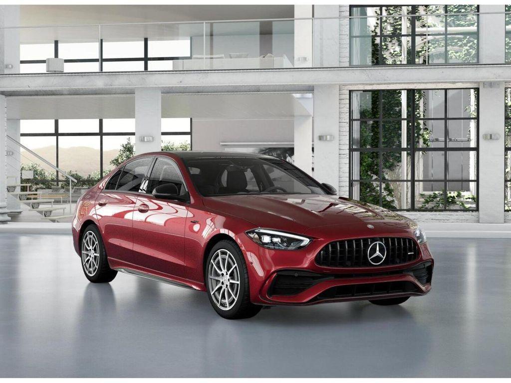 new 2025 Mercedes-Benz AMG C 43 car, priced at $69,815